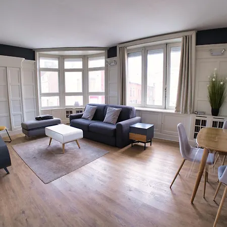 46 M2, Centre, Wifi, Gare 600m, Prox Lille, Nespresso